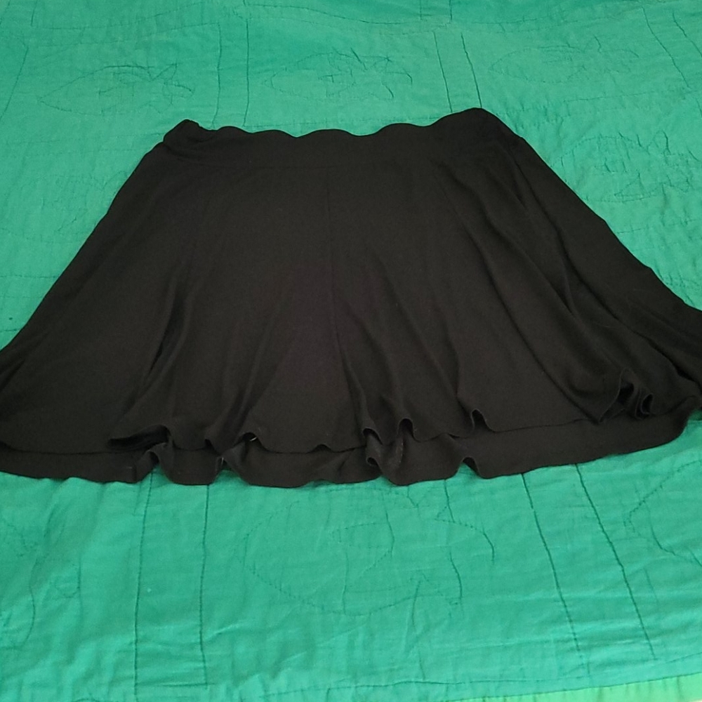 Black knee length skirt from dress barn 2x